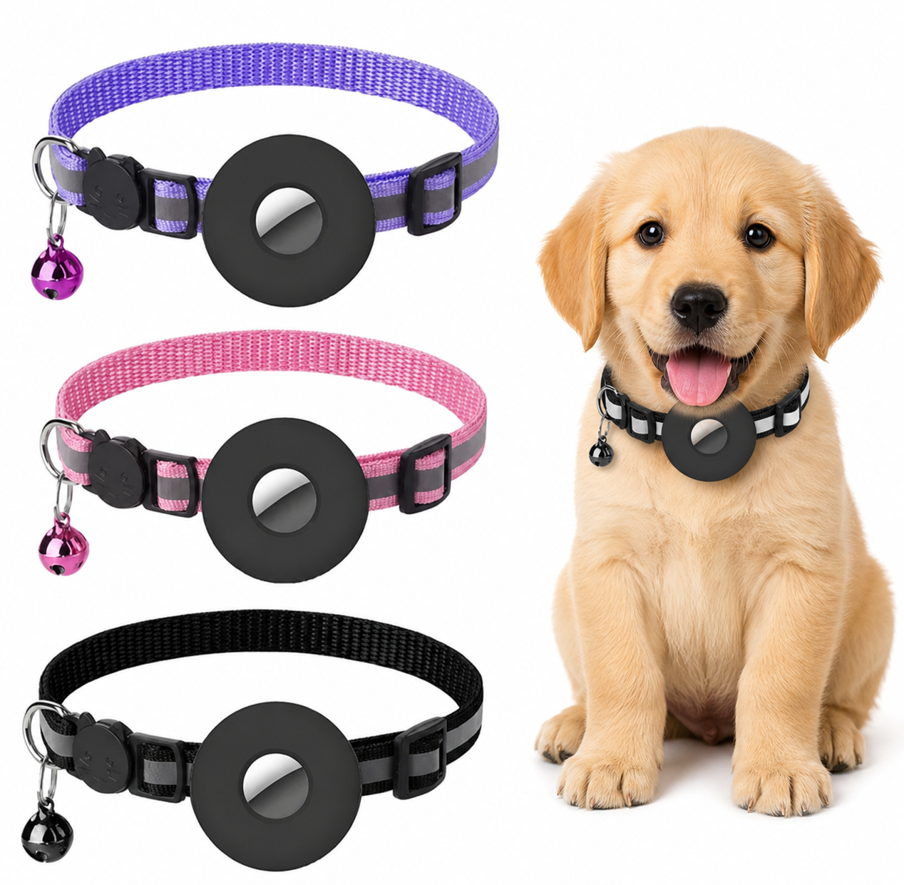 AirTag Dog Collar - Reflective & Waterproof | Furrlo
